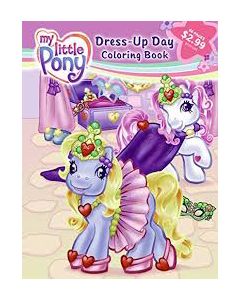 My Little Pony Dress-Up Day Three-in-one Coloring Book