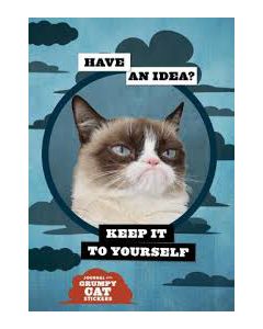 Grumpy Cat Flexi Journal with Stickers